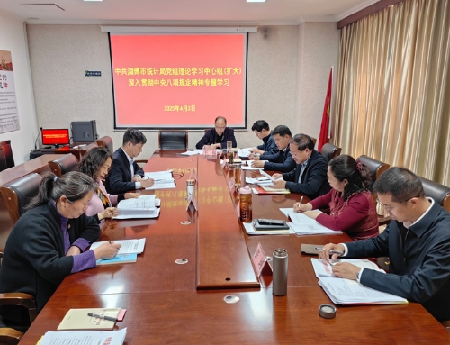 市统计局党组理论学习中心组开展深入贯彻中央八项规定精神专题学习